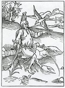 De la predestinación, ilustración de la traducción al inglés de Alexander Barclay de 